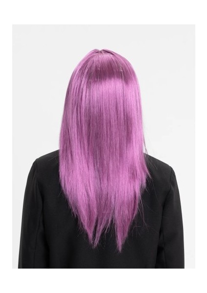 Rose Pembe Düz Kesim Peruk modelleri