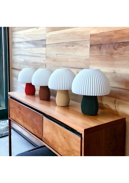 Mushroom Modern Abajur / Mantar Abajur