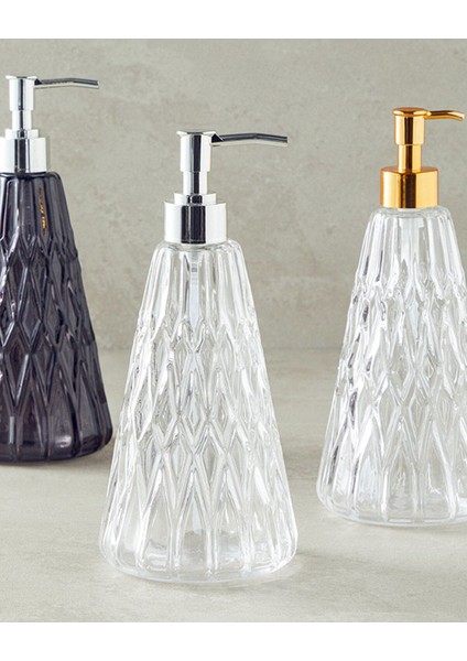 Altın Valeria Cam Banyo Sıvı Sabunluk Gold Cam modelleri