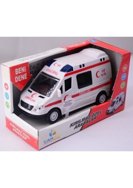 Işıklı Sesli Pilli Ambulans