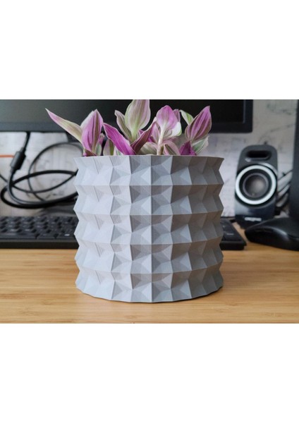 Geleneksel Çin Origami Çiçek Saksısı 10 cm