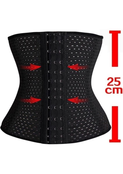 Slip Kadın Siyah Bel Inceltici Şekillendirici Doğum Sonrası Toparlayıcı Korse Orta Type1 Siyah Doku modelleri