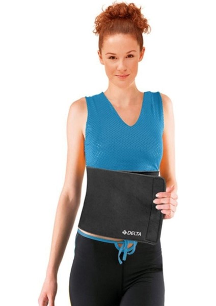 Type 4 Siyah Termal Sauna Kemer Bel Korsesi ( 25 cm ) Sıkılaştırıcı Siyah 1'li