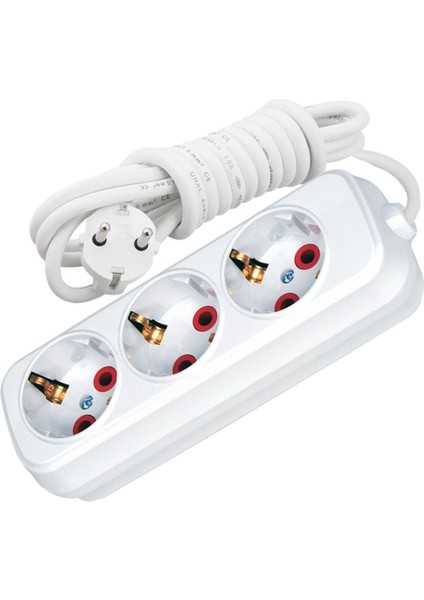 Eko Grup-3005 3'lü Grup Priz Topraklı 5 Metre