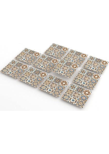 Kendinden Yapışkanlı Karma Fas 019 Desenli Pvc Karo 30X30 cm 11 Adet / 1 M²