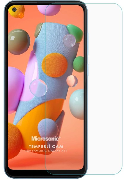 Samsung Galaxy A11 Temperli Cam Ekran Koruyucu
