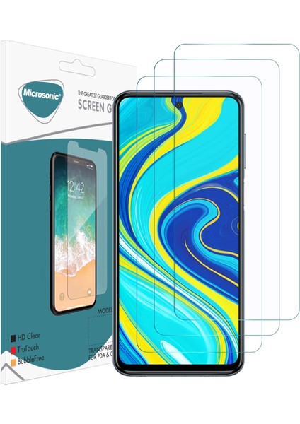 Xiaomi Redmi Note 9 Pro Screen Protector Nano Glass (3 Pack)