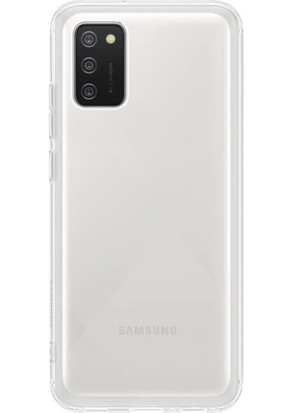 Galaxy A12 Soft Clear Cover Case - Şeffaf