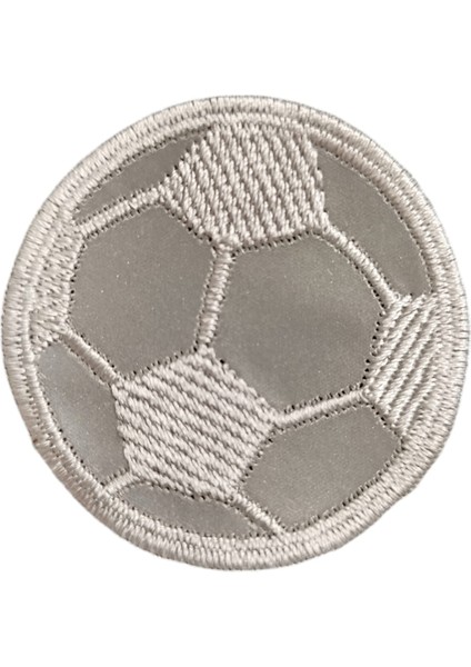 Ütü ile Yapışan Reflektör Kumaştan Top Arma Yama Patch 5cm