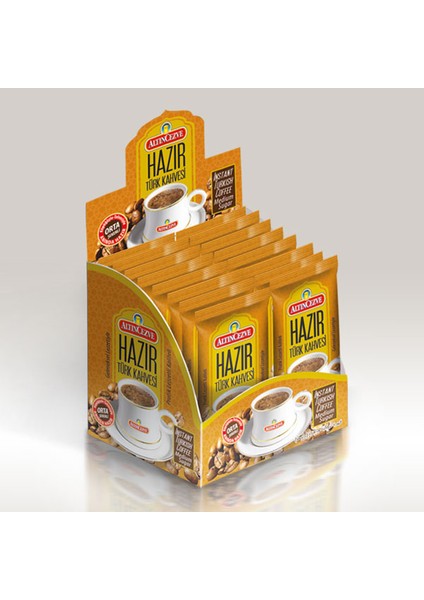 Hazır Türk Kahvesi Orta Şekerli (20 Adet x 9 Gr) 5li Paket fiyatları