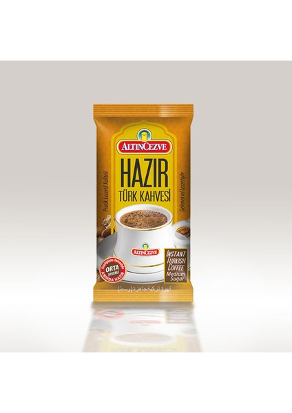 Hazır Türk Kahvesi Orta Şekerli (20 Adet x 9 Gr) 5li Paket modelleri