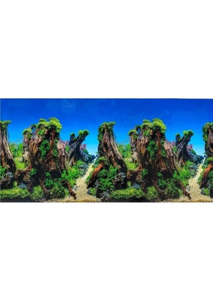 Arka Fon Kayıp Orman 50 cm Uzunluk Yükseklik 40 cm NO 8016