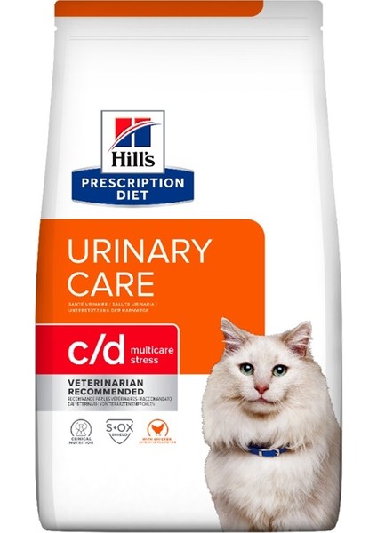Prescription Diet Urinary Care C/d Multicare Stress Tavuklu Kedi Kuru Maması 3 kg