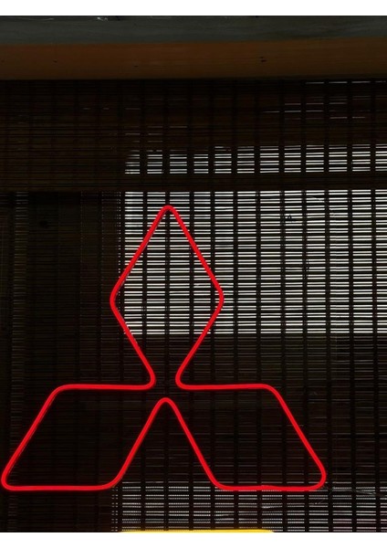 Mitsubishi Logosu Neon LED Tabela