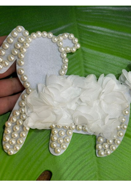 21X16 cm Inci Boncuklu Köpek Arma Dikiş Aksesuarı modelleri