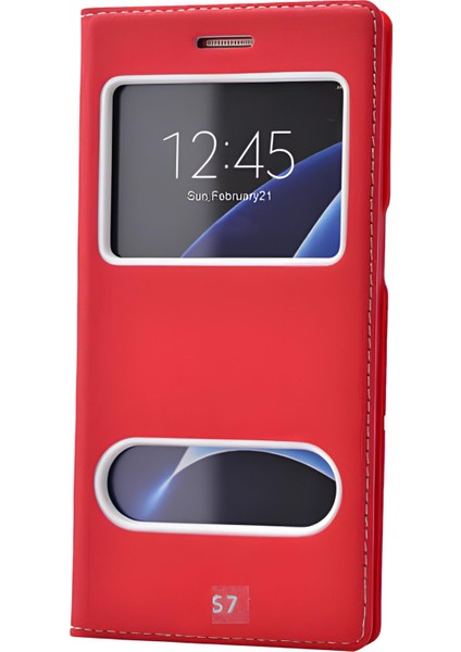 Samsung Galaxy S7 Kılıf Dolce Kapaklı Kılıf