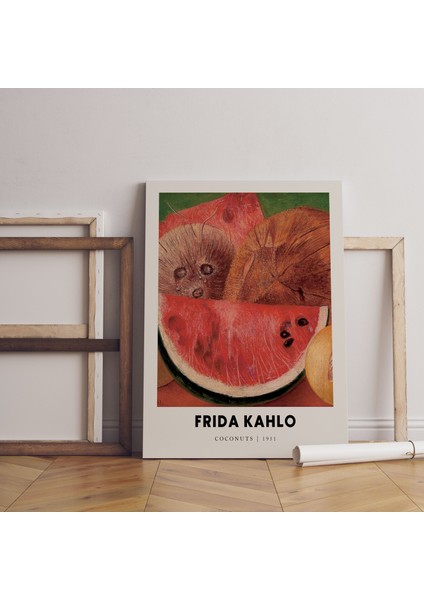 Modern Sanatsal Tablo Frida Kahlo Duvar Dekorasyonu Kanvas Tablo Salon Duvar Dekorasyon