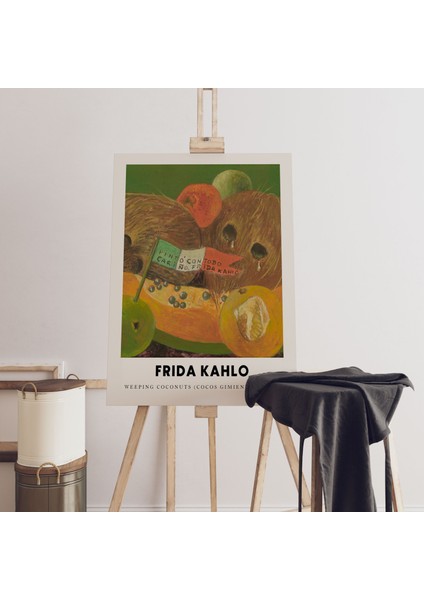 Frida Kahlo Sanatsal Kanvas Tablo Salon Duvar Dekorasyonu Modern Tablo Oda Dekor Duvar Tablosu