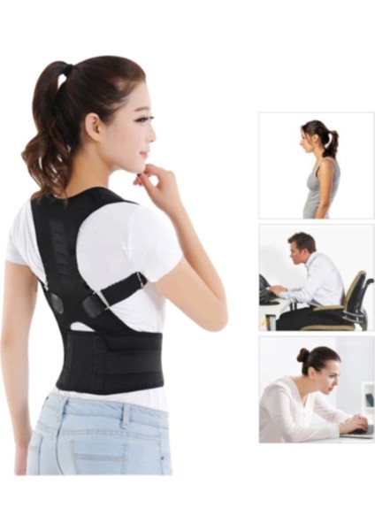 Siyah Spor Manyetik Dik Duruş Korsesi fiyatları