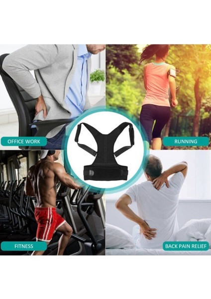 Siyah Spor Manyetik Dik Duruş Korsesi fırsatları