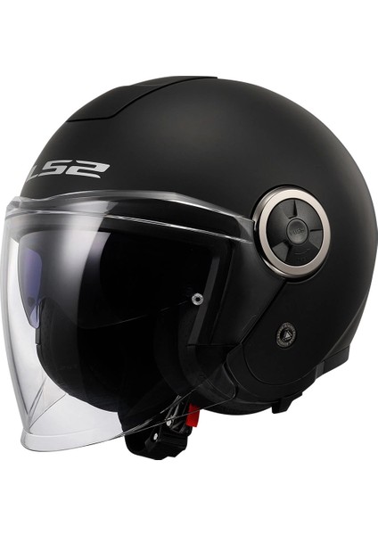 Classy Mat Siyah Kask (Güneş Vizörlü)