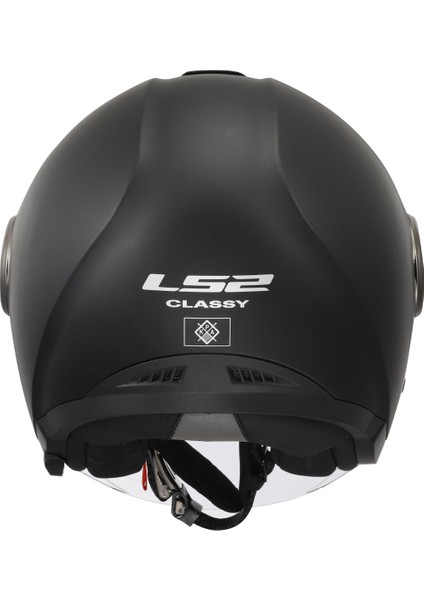 Classy Mat Siyah Kask