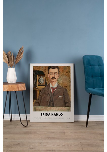 Frida Kahlo Sanatsal Tablo Salon Duvar Dekorasyonu Kanvas Tablo