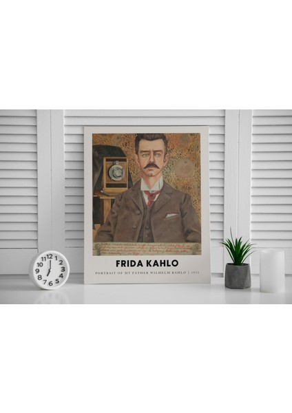 Frida Kahlo Sanatsal Tablo Salon Duvar Dekorasyonu Kanvas Tablo
