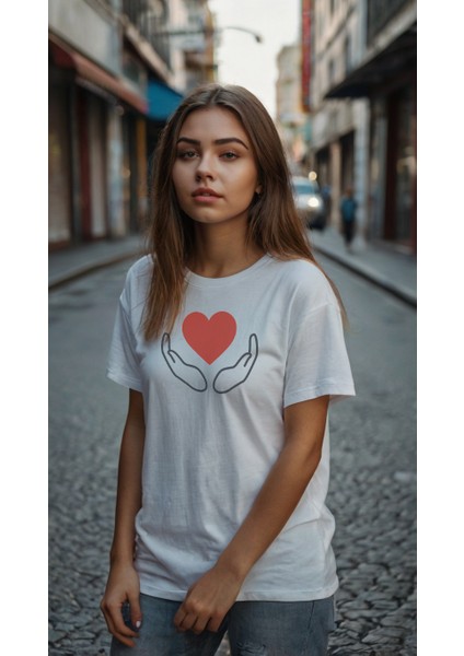 Kadın Baskılı T-Shirt Kadın Tişört modelleri