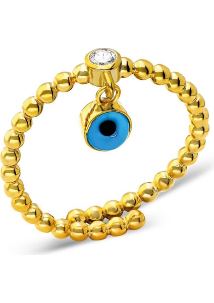 Nazarlı Top Taşlı Yüzük