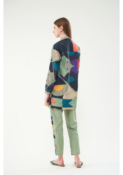 Desenli Tesettür Mayo Çağla Kısa modelleri