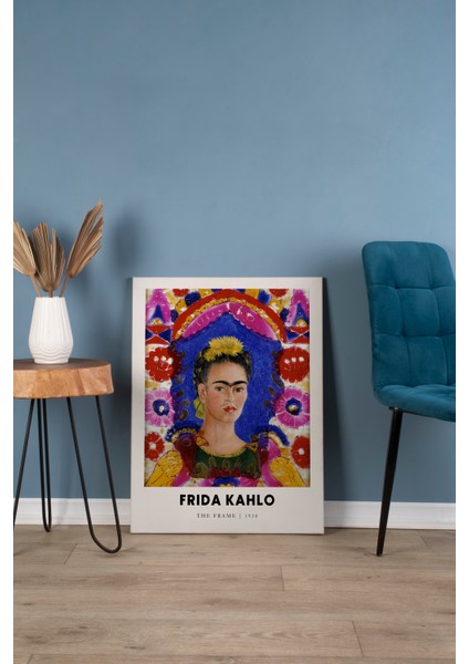 Duvar Dekorasyonu Sanatsal Kanvas Tablo Frida Kahlo Cafe Dekorasyonu