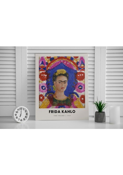 Duvar Dekorasyonu Sanatsal Kanvas Tablo Frida Kahlo Cafe Dekorasyonu