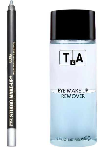 Tca Studio Make-Up Göz Makyaj Temizleyici 150 ml - Suya Dayanıklı Göz Kalemi Ultra Waterproof Eyeliner Hediyeli