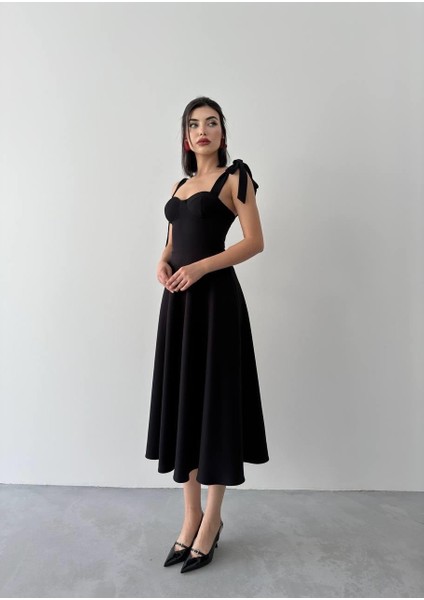 Sindirella Midi Atlas Elbise