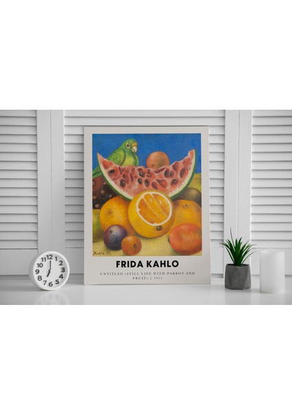 Frida Kahlo Sanatsal Kanvas Tablo Salon Duvar Dekorasyonu Modern Tablo Oda Dekor Duvar Tablosu