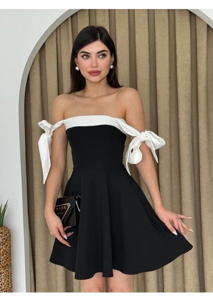 Rosalie Kalın Askılı Mini Elbise