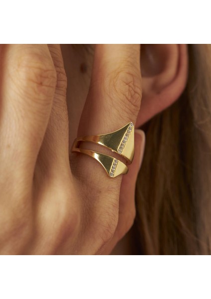 Iki Sıra Taşlı Farklı Yüzük modelleri