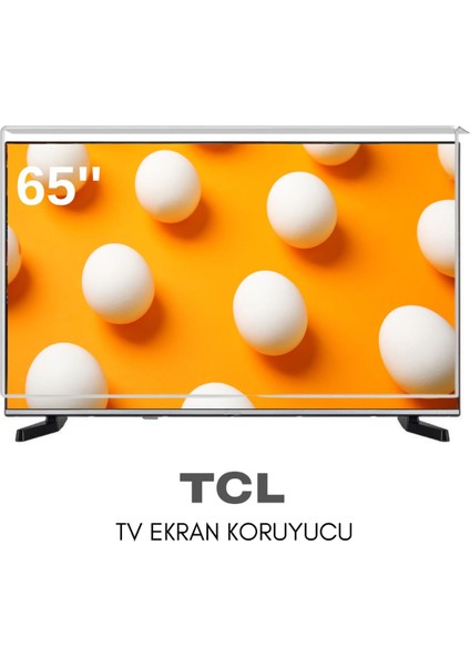 Tcl Uyumlu 65" Inç 165 Ekran Tv Koruyucu Kırılmaz Paneli