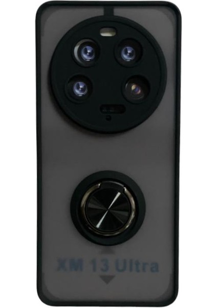 Xiaomi Mi 13 Ultra Kılıf Montreal Mat Yüzüklü Kapak