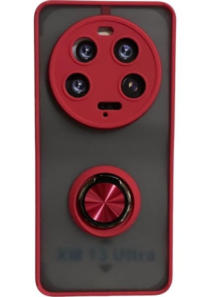 Xiaomi Mi 13 Ultra Kılıf Montreal Mat Yüzüklü Kapak