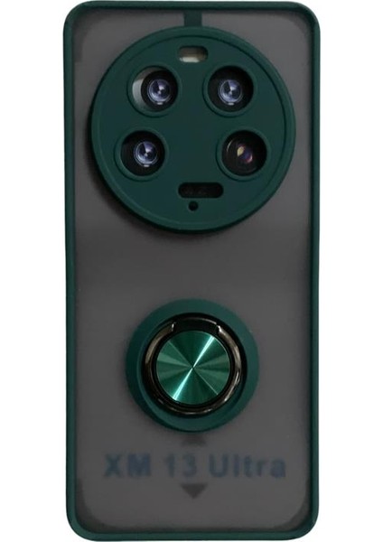 Xiaomi Mi 13 Ultra Kılıf Montreal Mat Yüzüklü Kapak