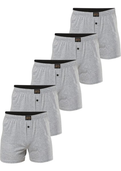 Erkek 5'li Havlu Bel %100 Pamuk Penye Boxer