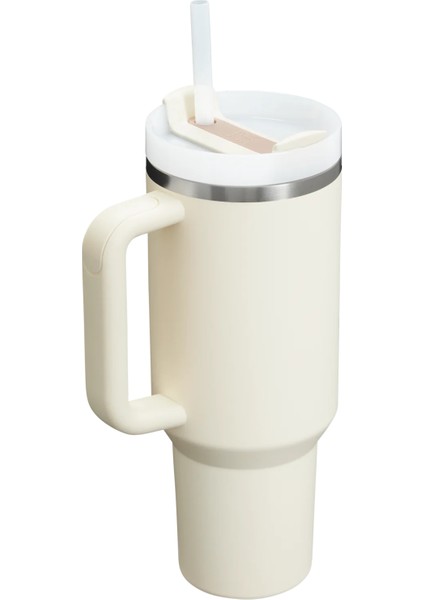 The Quencher Flowstate™tumbler | 40 Oz (1,18 L) Krem Renkli Pipetli Termos fiyatları