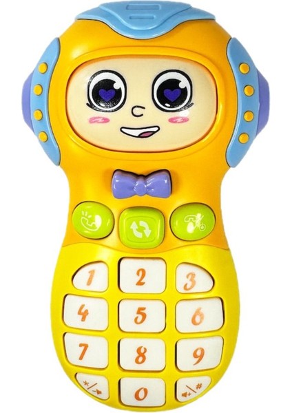 Işıklı ve Müzikli Cep Telefonu Bebek Piyanosu