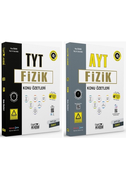 Üçgen Akademi 2024 TYT - AYT Fizik Konu Özeti 2 Kitap