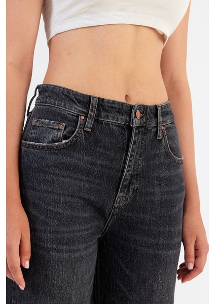 Alexandra 011 Wıde Leg Fıt Denim Pantolon modelleri