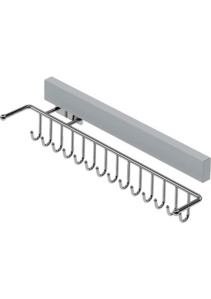 S-6058-C Raylı Kemerlik Metal Sağ