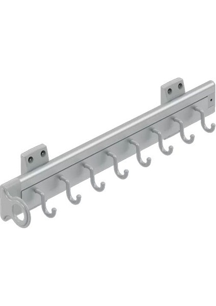 S-6541-G Alüm. Raylı Kemerlik Gri (Sol)