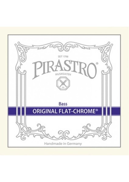 Pirasro Org Flat - Chrome Orkestra Set Kontrabass Teli 347020